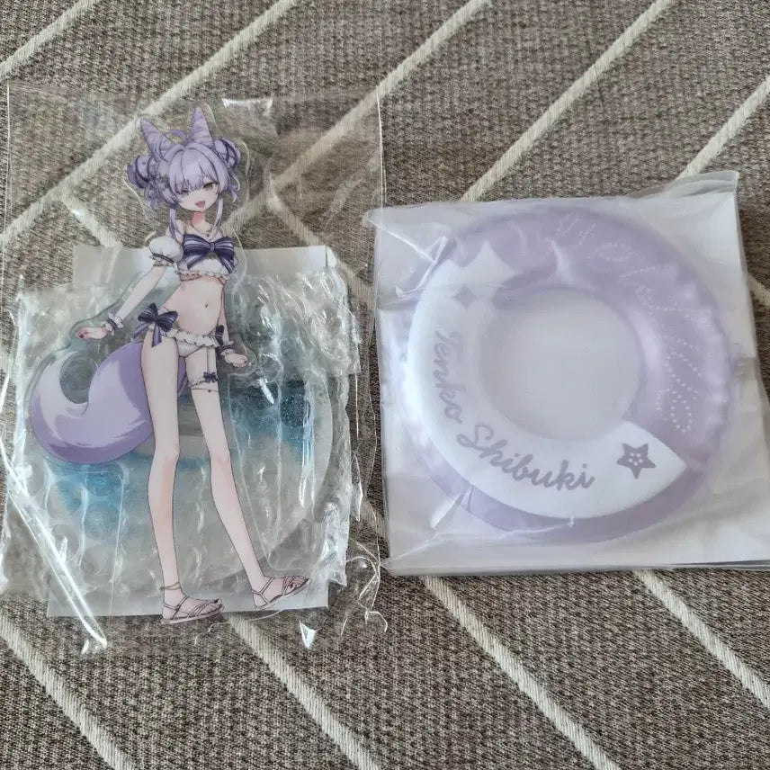 [BUNJANG] StrayLive Summer Shibuki Acrylic Stand &amp; Beach Ball Set / 스텔라이브 썸머 시부키