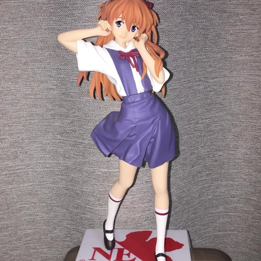[BUNJANG] Evangelion Asuka Langley Sega School Uniform Figure 30th Anniversary / 신세기 에반게리온 아스카 랑그레이 세가 교복 피규어 30주년