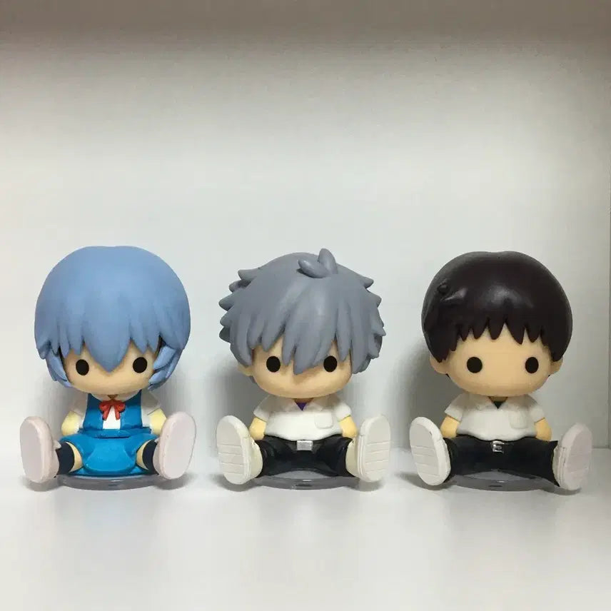 [BUNJANG] Re-ment Evangelion Peta Doll Figures Ray Kaworu Shinji Bundle Set / 신세기 에반게리온 리멘트 페타돌 피규어 레이 카오루 신지 일괄