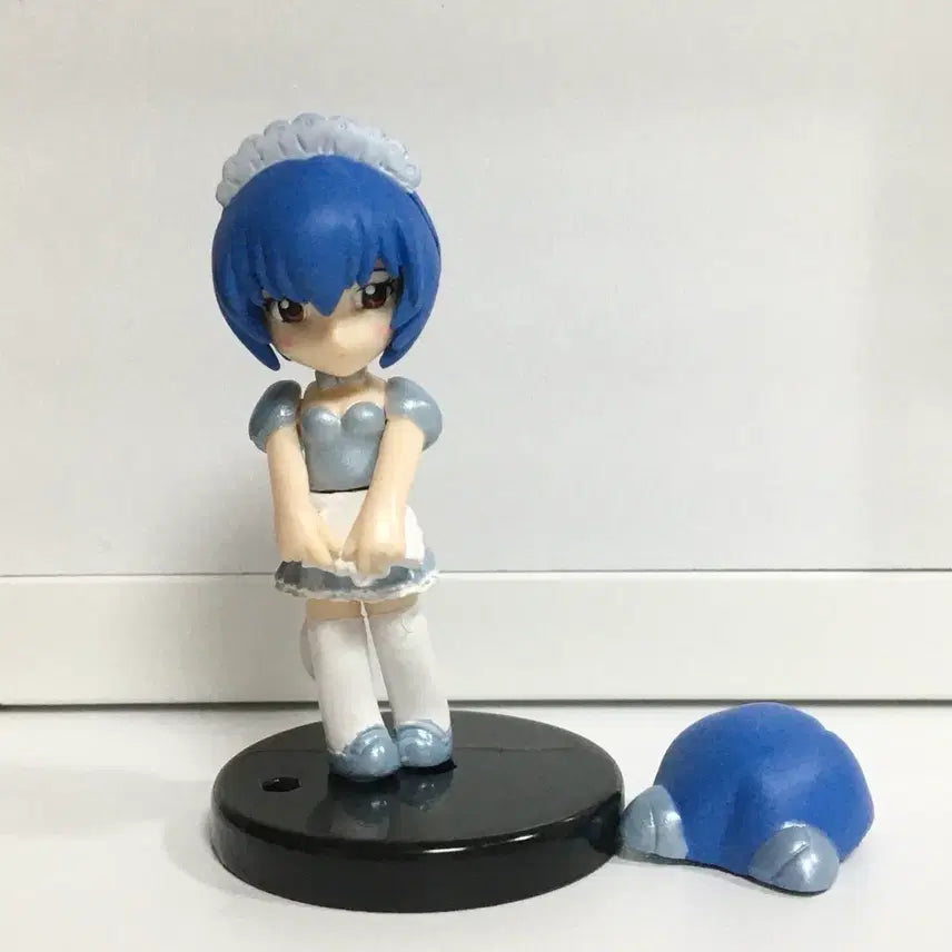 [BUNJANG] Evangelion Ayanami Rei Maid Nekomimi Torikore DX Mini Figure / 에반게리온 아야나미 레이 메이드 네코미미 토리코레 DX 미니 피규어 고전