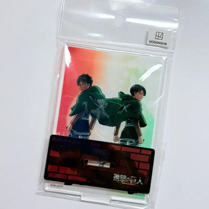 [BUNJANG] Attack on Titan Eren Yeager &amp; Levi Ackerman Acrylic Stand (Sealed) / 미개봉) 진격의거인 아크릴 스탠드 에렌 리바이 진격거