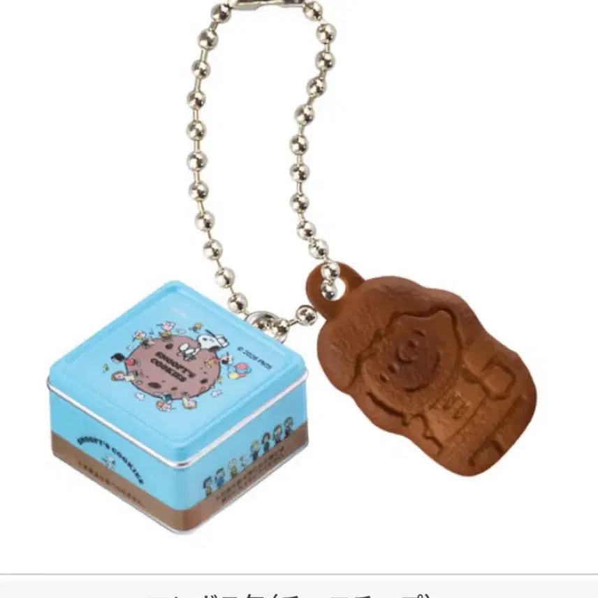 [BUNJANG] Snoopy Biscuit Miniature Tin Case Charm / 스누피 비스켓 미니어처 참 가챠