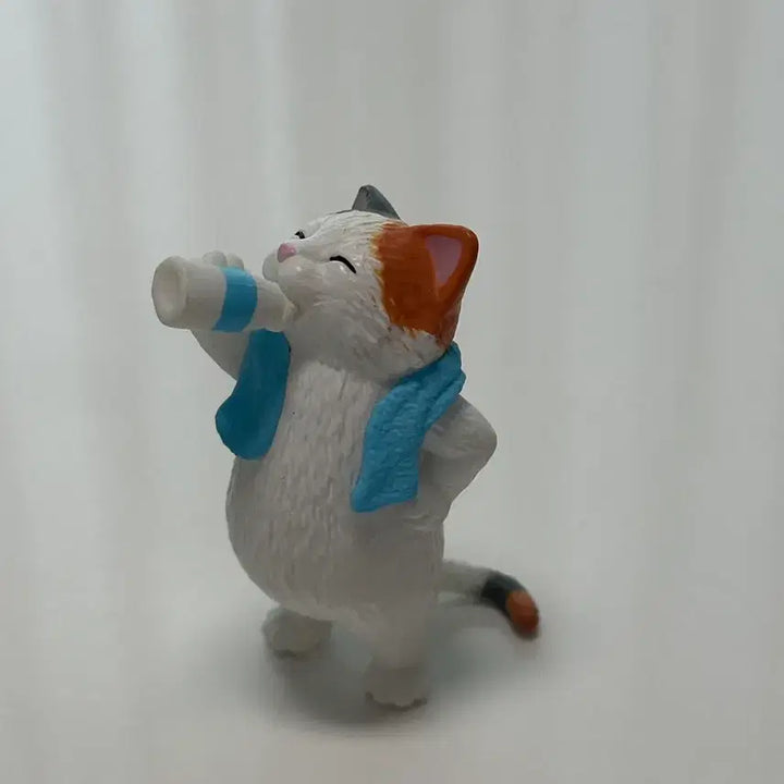 [BUNJANG] New Onsen Bath Cat Figure / 새제품 온천 목욕 고양이 피규어