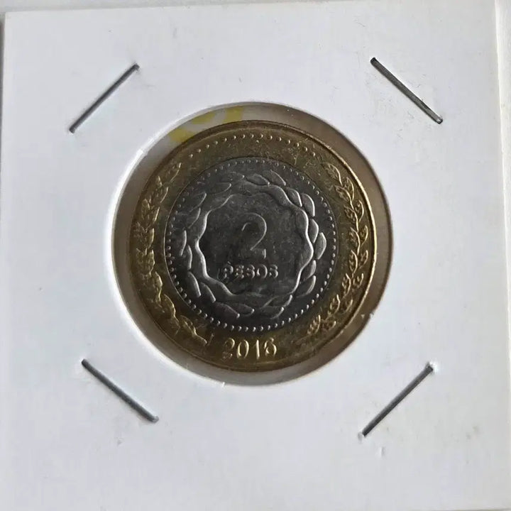 [BUNJANG] Argentina 2 Pesos 2016 Commemorative Coin / 아르헨티나 2 페소 2016년 기념주화