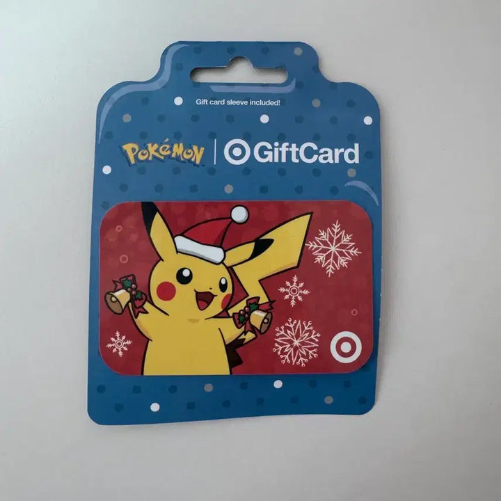 [BUNJANG] Target 2021 Pikachu Limited Edition Gift Card / 타겟 2021 한정 피카츄 기프트카드 크리스마스 에디션