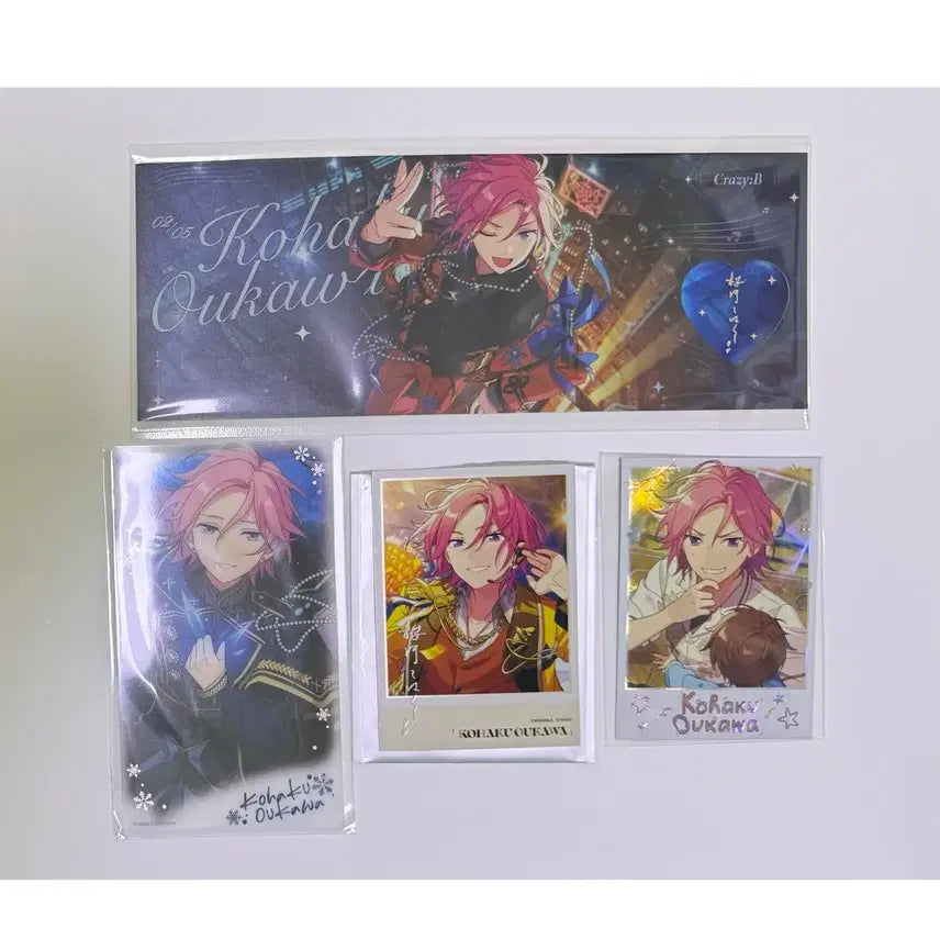 [BUNJANG] Ensemble Stars! Hiiragi Kohaku Prologue Polaroids &amp; Goods Bundle / 앙스타 코하쿠 별의시서 서장 프롤로그 폴라 심열티켓 겨울판타지 클리어카드