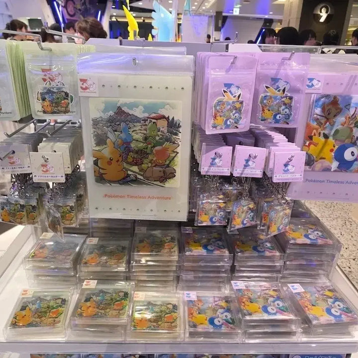 [BUNJANG] Pokemon Center 30th Anniversary Timeless Adventure Acrylic Block, Keyholder, Clear File / 포켓몬 센터 30주년 타임리스 어드벤처 아크릴 블록 키홀더 클리어파일