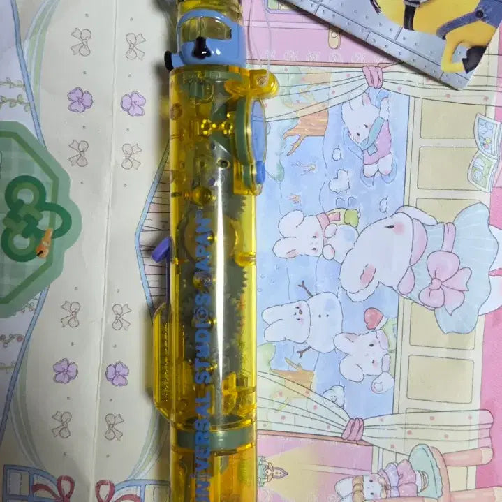 [BUNJANG] Universal Studios Japan Minions Light-Up Pen / 미니언즈 볼펜 불빛 usj 미니언즈 굿즈 고전문구
