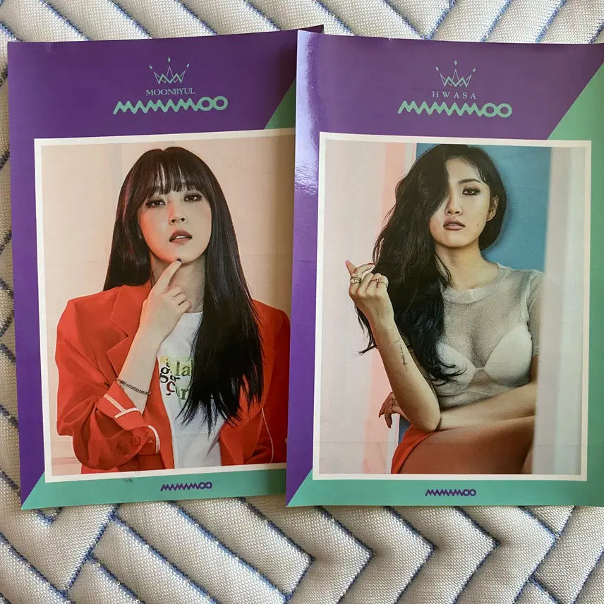 [BUNJANG] MAMAMOO Hwasa Moonbyul Wheein Stickers Photobook Set / 마마무 휘인 포카 문별 화사 스티커 나로말 앨범 포토북 (시디 x)