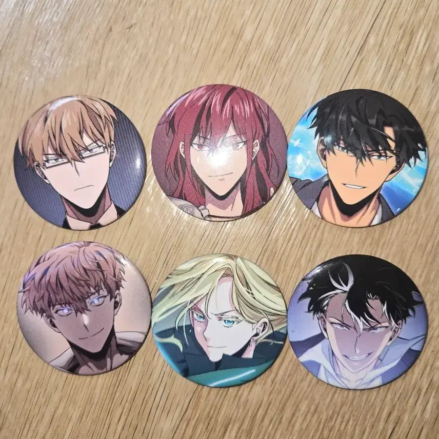 [BUNJANG] Dogulwang Can Badge Set (6 Types) / 도굴왕 캔뱃지 6종