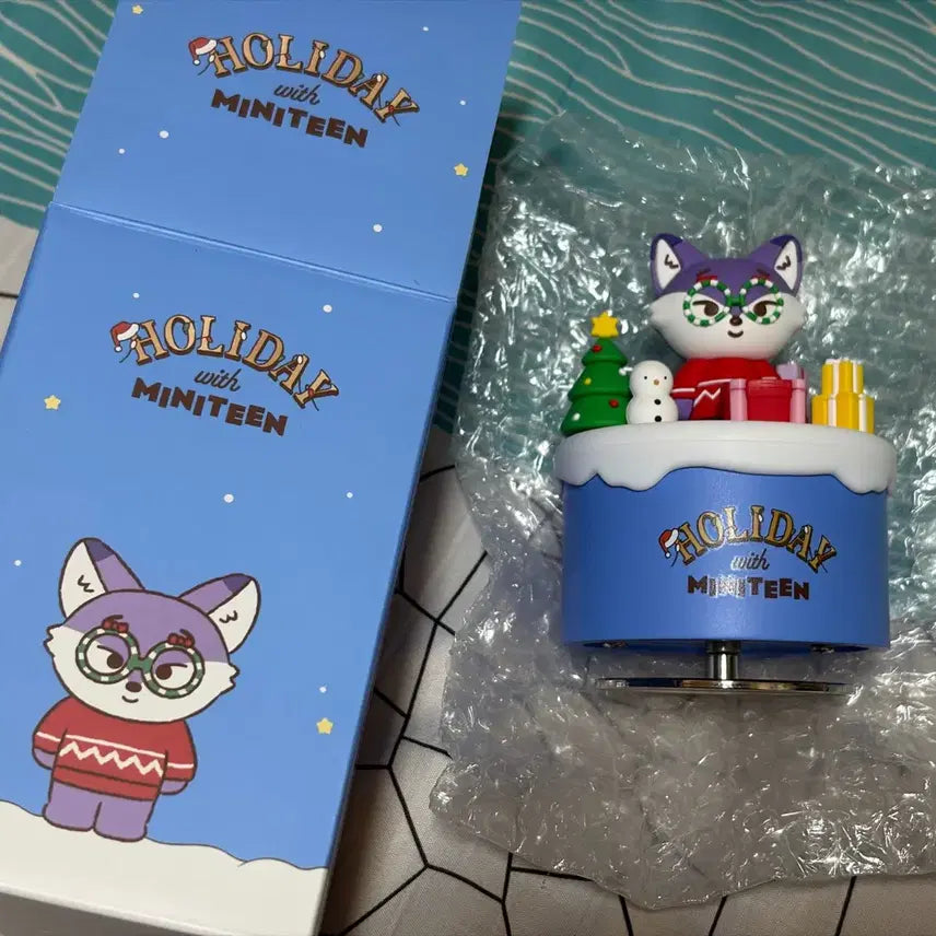 [BUNJANG] SEVENTEEN Wonwoo Dokyeom Figurines Music Box / 세븐틴 원우 폭덩이 오르골 미니틴 Figurine Music Box