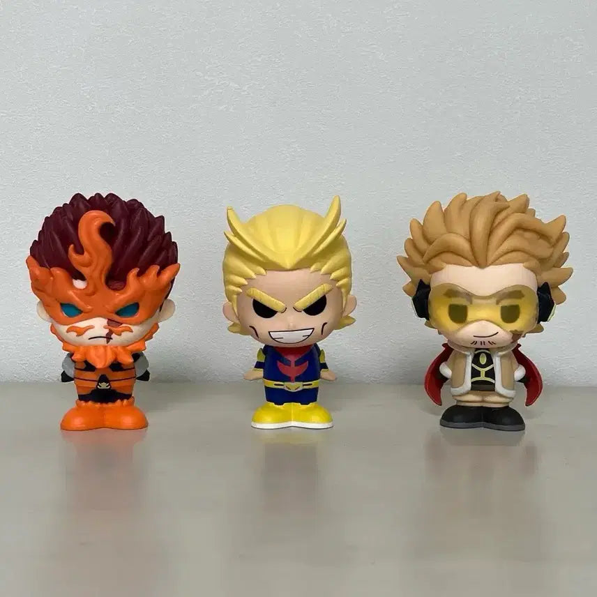 [BUNJANG] My Hero Academia Ichiban Kuji Soft Vinyl Figures Bundle (All Might, Endeavor, Hawks) / 나히아 히로아카 제일복권 소프비 3종 일괄 (올마이트, 엔데버, 호크스)