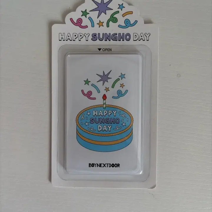 [BUNJANG] Seongho Birthday Photocard (Sealed) / 성호 생일포카 미개봉