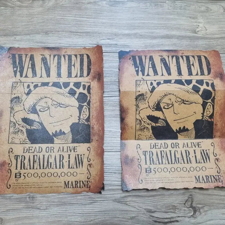 [BUNJANG] One Piece Magazine Trafalgar Law Wanted Poster / 원피스 매거진 트라팔가 로우 현상금 수배서 포스터