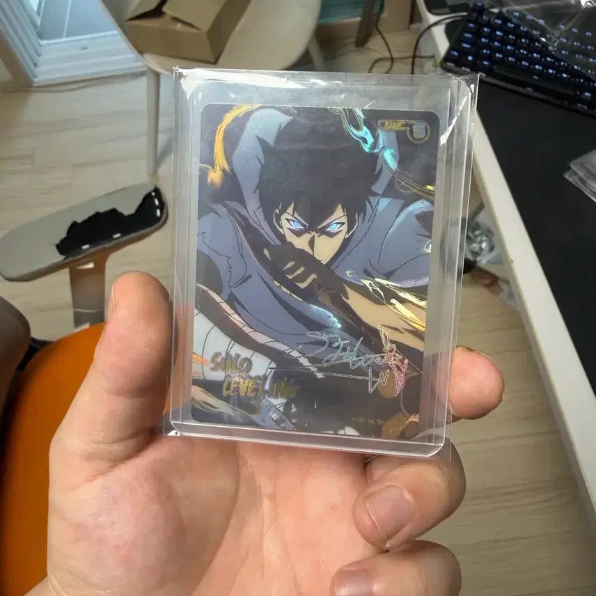 [BUNJANG] Solo Leveling Sung Jinwoo Autographed Card / 나 혼자만 레벨업 카드 성진우 사인카드