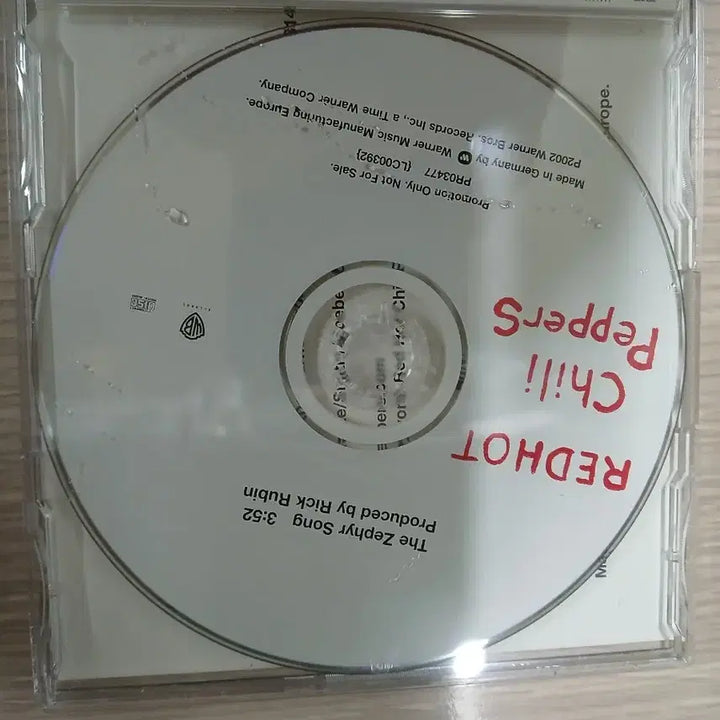 [BUNJANG] Red Hot Chili Peppers The Zephyr Song Single CD / 레드핫칠리페퍼스 싱글 앨범 &