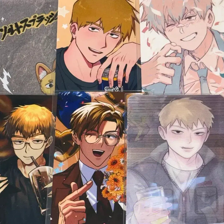 [BUNJANG] Mob Psycho 100 Reigen Birthday Cafe Photocards / 모브사이코 레이겐 생카 생일카페 포카