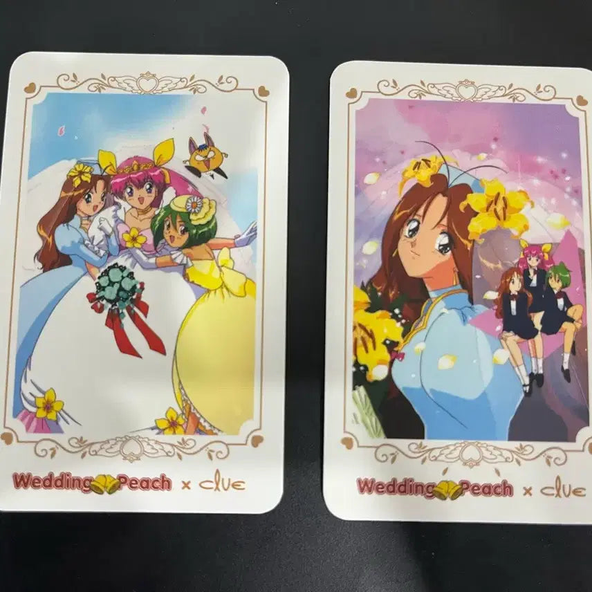 [BUNJANG] Wedding Peach x CLUE Collaboration Cards (Set of 2) / 웨딩피치x클루 카드 2장