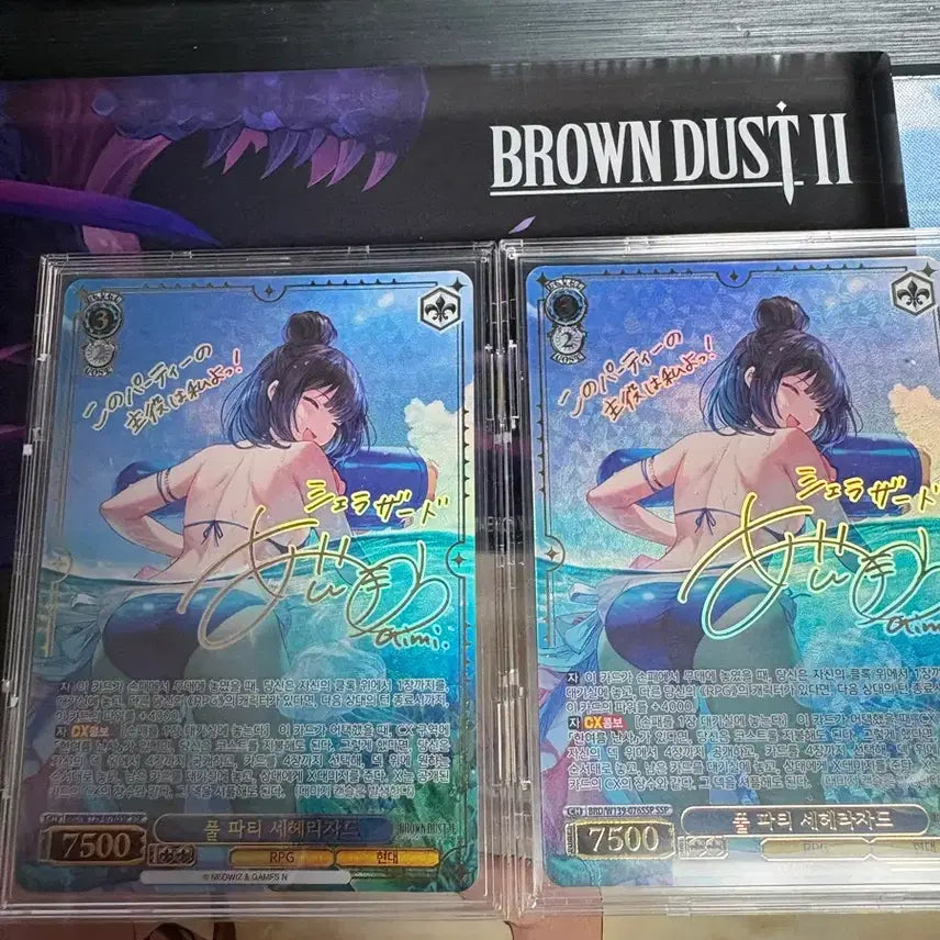 [BUNJANG] Brown Dust Korean Edition SSP Card / 브라운더스트한글판ssp팝니다