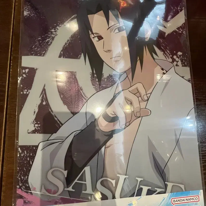 [BUNJANG] Naruto Shippuden Uchiha Sasuke Ichiban Kuji Clear Poster / 나루토 우치하 사스케 제일복권 클리어 포스터