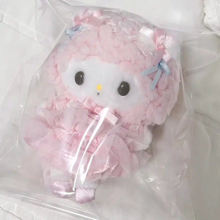 [BUNJANG] My Melody Ballerina Mascot Keyring Plush Doll / 마이멜로디 피아노 시로네코 발레리나 마스코트 키링 인형