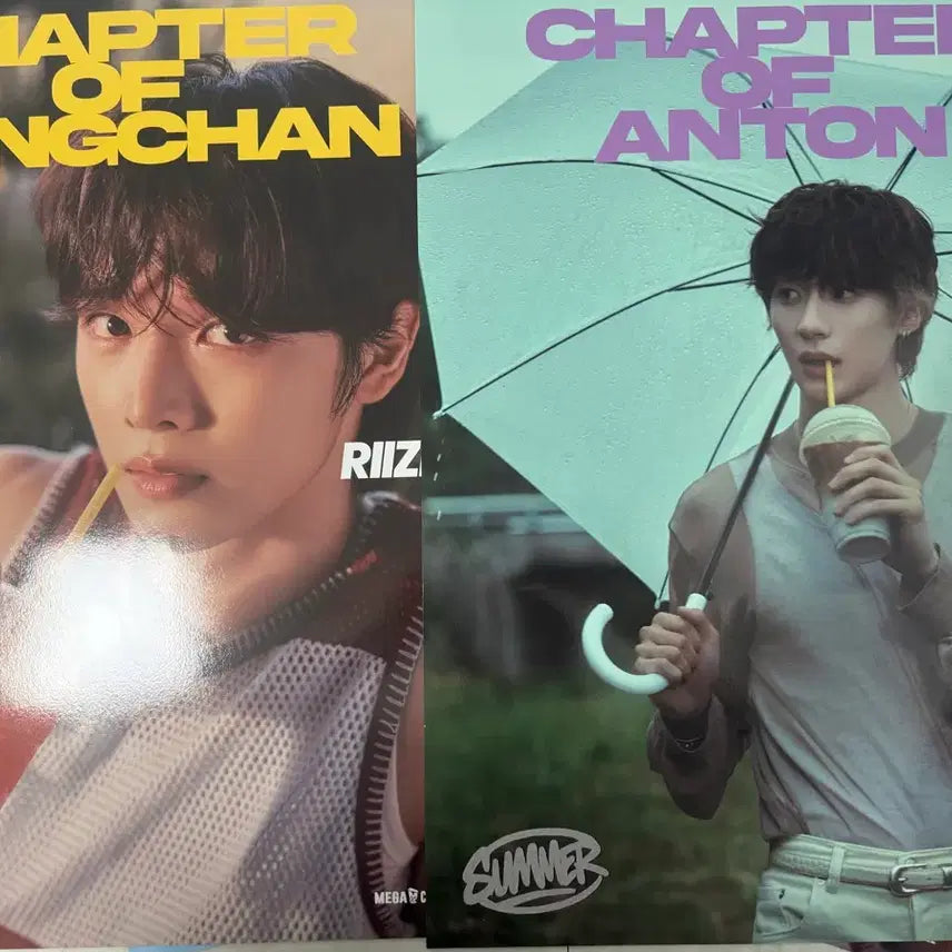 [BUNJANG] RIIZE Sungchan Photocard &amp; Anton Photocard Bundle Set / 라이즈 성찬영 메가 포스터 양도 성찬 앤톤