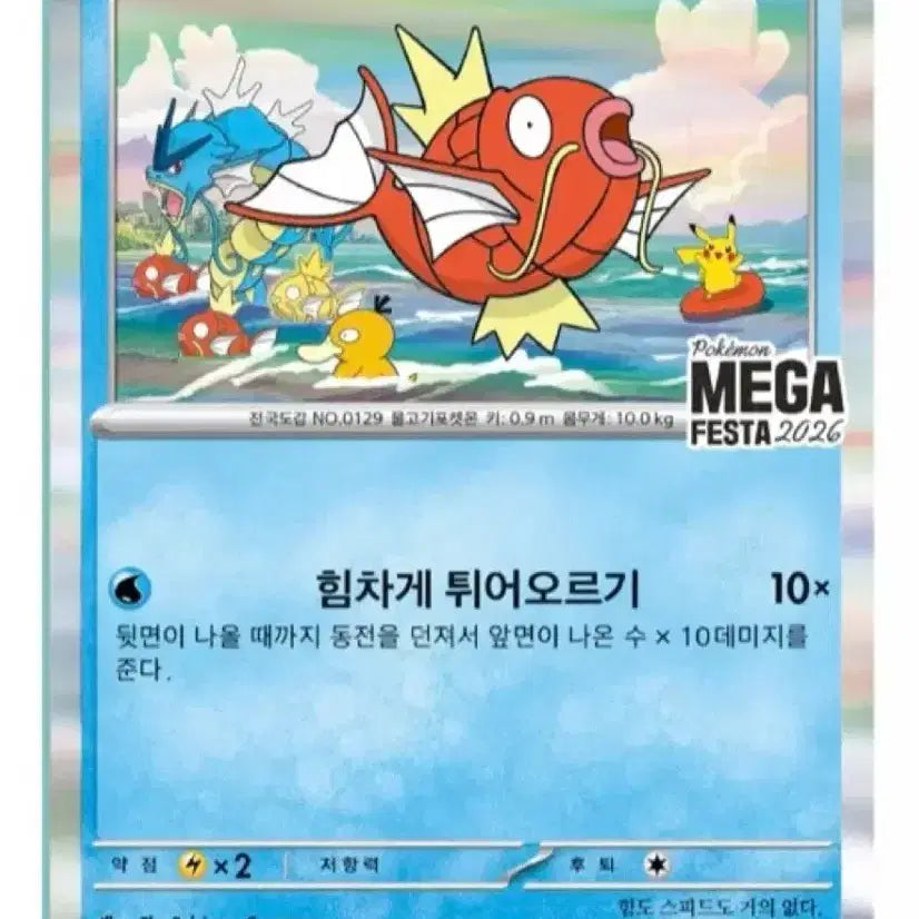 [BUNJANG] Pokemon Magikarp Promo Card / 택포/급처)포켓몬 잉어킹 프로모 카드