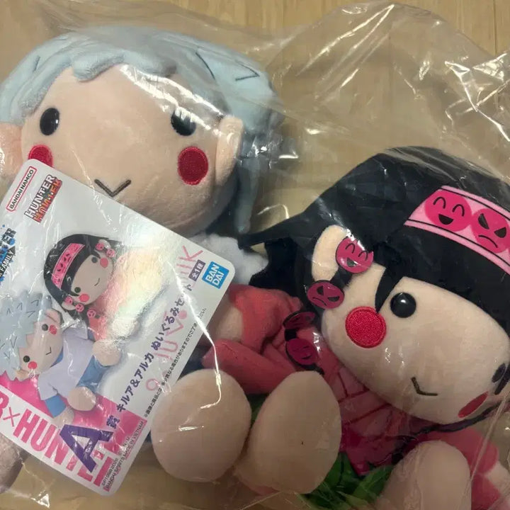 [BUNJANG] Hunter x Hunter Killua &amp; Alluka Zoldyck Plush Set (19cm) / 헌터x헌터 키르아 &amp; 아르카 봉제인형 세트 19cm