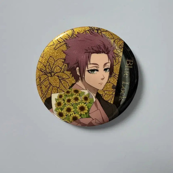 [BUNJANG] Blue Lock Birthday Flower Can Badge Sae / 블루록 버스데이 플라워 캔뱃지 사에