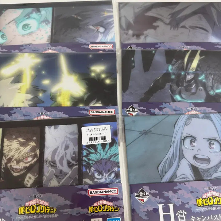 [BUNJANG] My Hero Academia Ichiban Kuji Prize H Canvas-Style Board Set (6 Types, Sealed) / [미개봉]히로아카 제일복권 H상 캔버스풍 보드 6종일괄