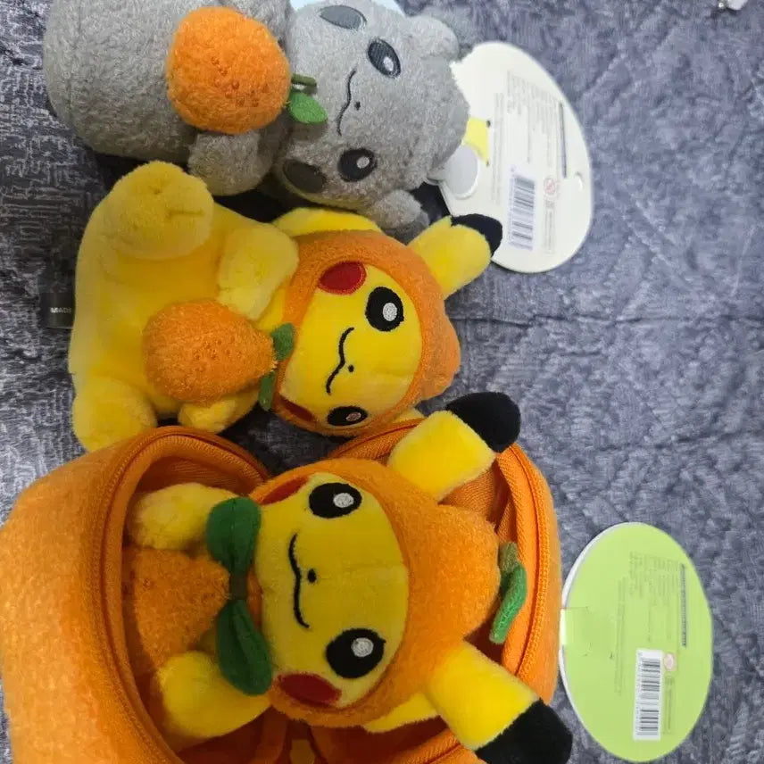 [BUNJANG] Pikachu Jeju Limited Edition Dolhareubang Hallabong 3-Type Full Set / 피카츄 제주 한정 돌하르방 한라봉3종 풀세트