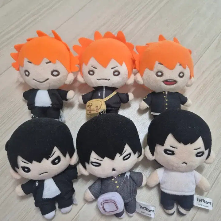 [BUNJANG] Haikyuu!! Kageyama &amp; Hinata Nitotan Dolls Bundle Set (School Bag, Jersey, Winter Uniform) / 하이큐 카게야마 히나타 니토탄 인형 일괄 (스쿨백 져지 유스 동복 교복)