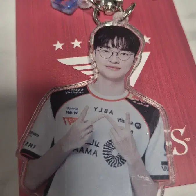 [BUNJANG] T1 Faker Acrylic Keyring Set / T1 페이커 아크릴 키링 2개