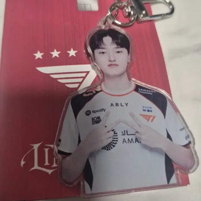 [BUNJANG] T1 Faker Acrylic Keyring Set / T1 페이커 아크릴 키링 2개