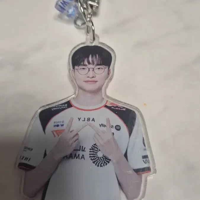 [BUNJANG] T1 Faker Acrylic Keyring Set / T1 페이커 아크릴 키링 2개