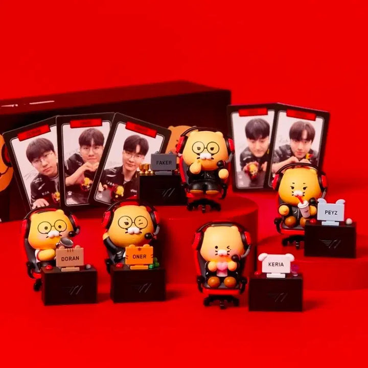 [BUNJANG] T1 x Kakao Friends Chunsik Figure Full Set / 티원(T1) x 카카오프렌즈 - 춘식이 피규어 풀세트