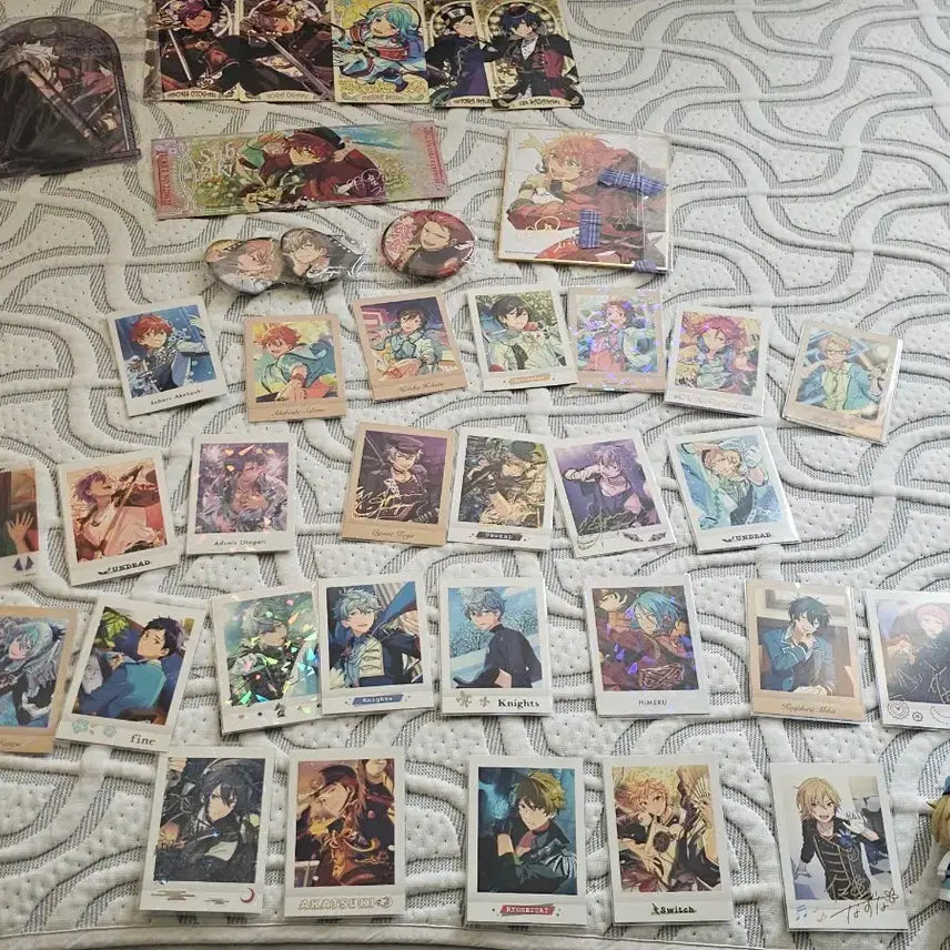[BUNJANG] Ensemble Stars! Merchandise Bundle: Pashacollection, Acrylic Stand, Shikishi / 앙스타 굿즈 일괄 파샤 아크릴 색지