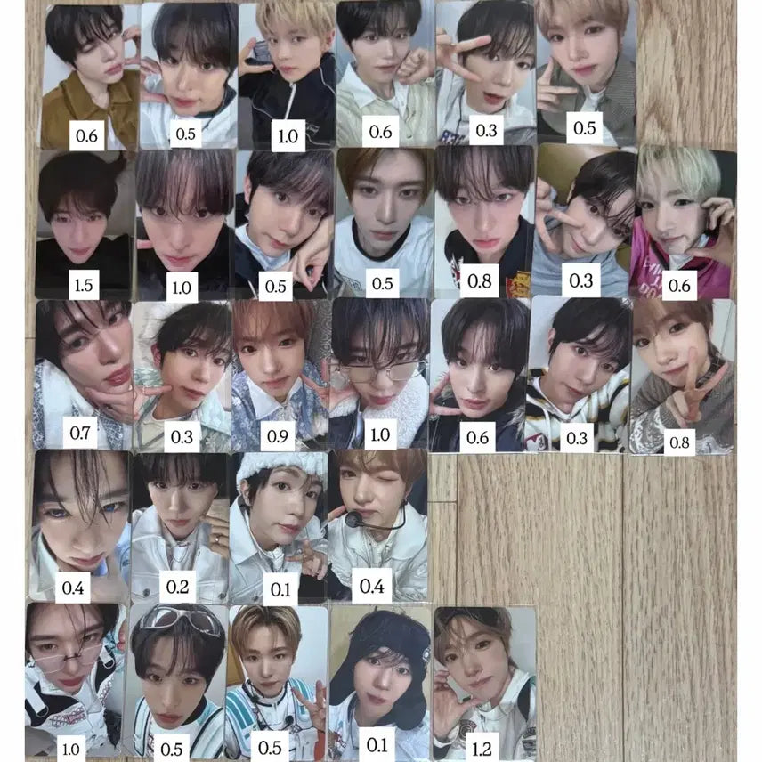 [BUNJANG] NCT WISH MakeStar Singapore Sion Riku Yushi Sakuya Photocard Split Set / 엔시티위시싱가포르메이크스타ny뮤직시온리쿠유우시재희료사쿠야포카분철