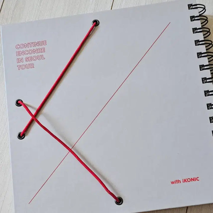 [BUNJANG] iKON CONTINUE Seoul Encore Tour Official Goods Notebook / iKON 아이콘 컨티뉴 CONTINUE 서울 앙콘 투어 노트 공식 굿즈