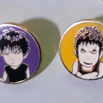 [BUNJANG] Slam Dunk Jump Shop Original Pin Badge Set (Taeguk Cho &amp; Myung Gale) / 슬램덩크 오리지널 점프샵 핀뱃지 서태웅+정대만 일괄