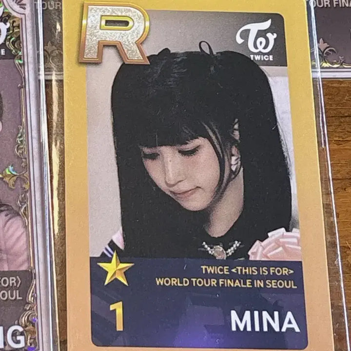 [BUNJANG] Twice Tzuyu Mission Photocard SSJ / 트와이스 슈스제 미션 인증 포카 ssj 미나