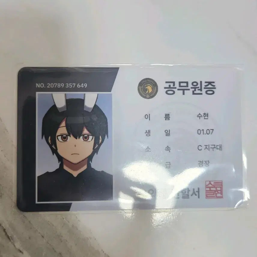 [BUNJANG] PIXELY Suhyun ID Card Neighbor Zombie / 픽셀리 수현 아이디카드 이웃집좀비