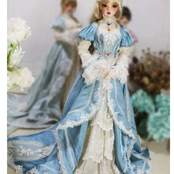 [BUNJANG] Leqiwa Shop SD Size DIY Dress Pattern &amp; Material Set / 중국 Leqiwa 샵 구관 인형 sd 사이즈 diy 드레스 패키지 세트