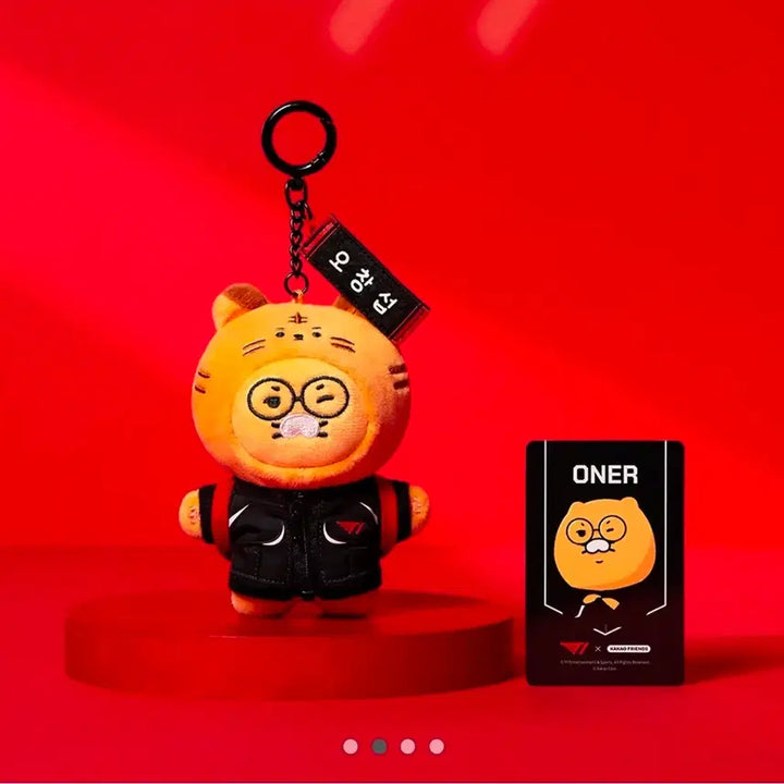 [BUNJANG] Kakao Friends ChunSik Owner Doll Keychain Set with Photocard / T1 춘식 오너 인형 키링 포토카드 포함 카카오프렌즈