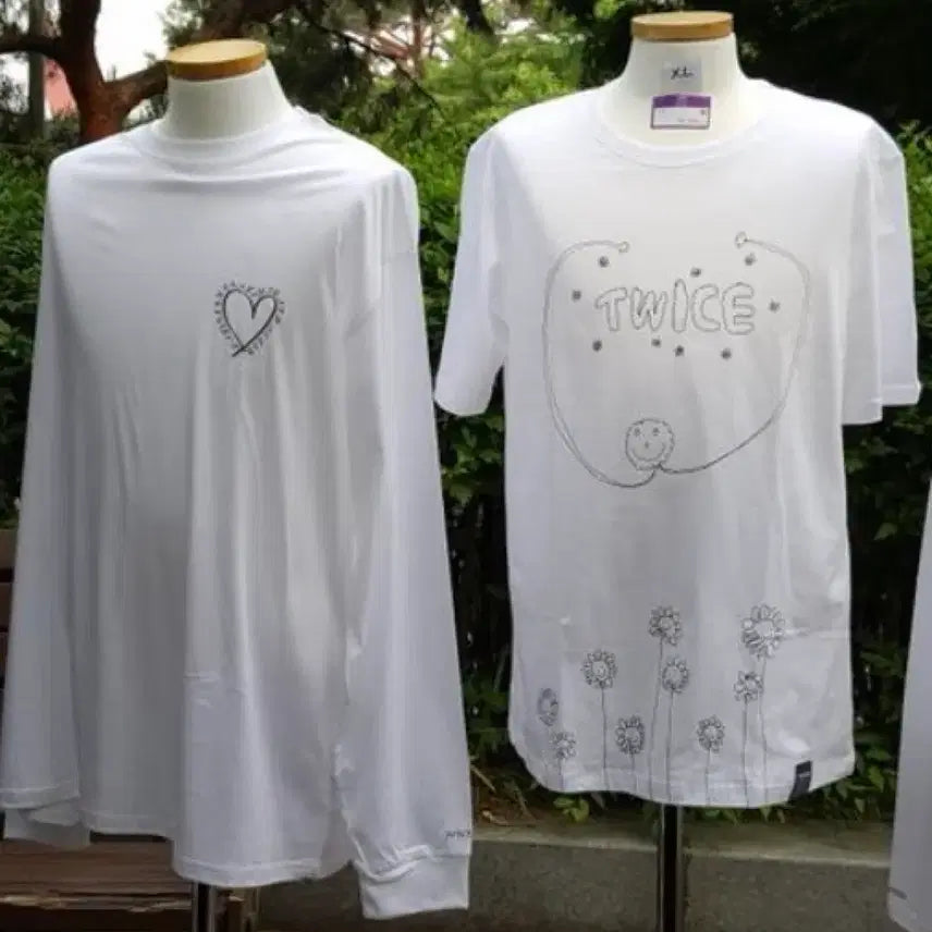[BUNJANG] Twice TWICELIGHTS Tour T-Shirt Chaeyoung Design White M / 트와이스 투어 티셔츠