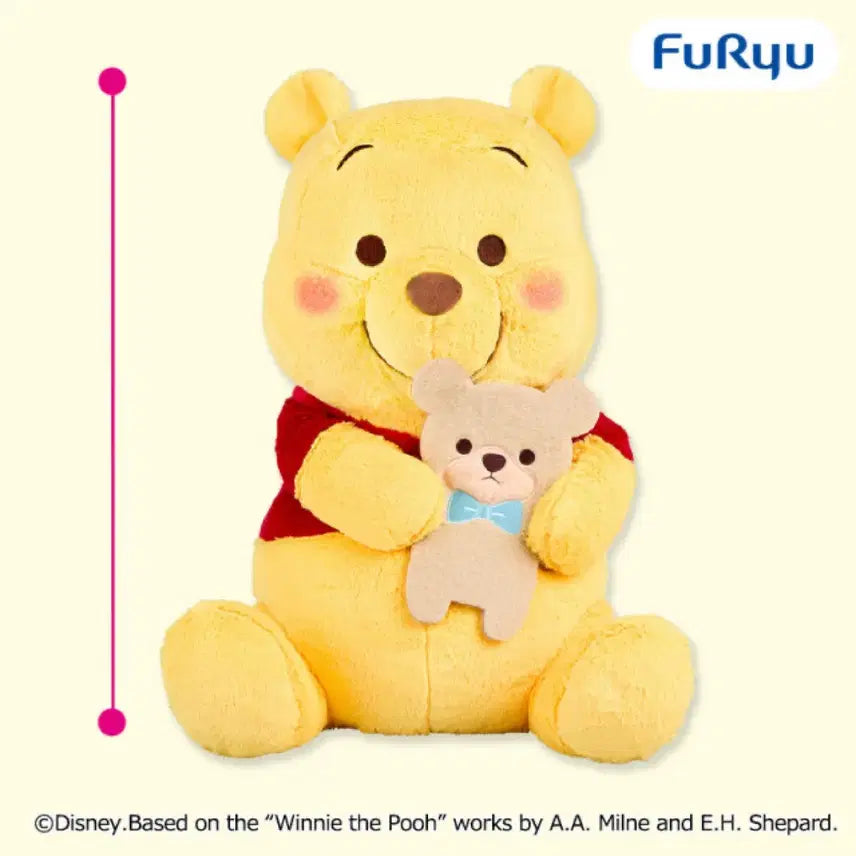 [BUNJANG] Disney Winnie the Pooh Giant Plush Doll (49cm) / 곰돌이푸 초초 대형인형 일본정품 판매 49cm