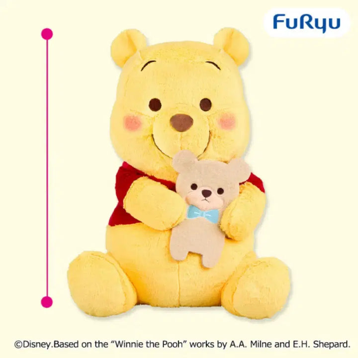 [BUNJANG] Disney Winnie the Pooh Giant Plush Doll (49cm) / 곰돌이푸 초초 대형인형 일본정품 판매 49cm