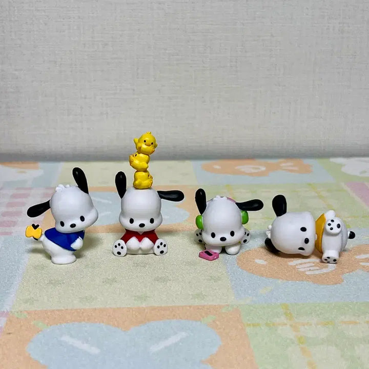 [BUNJANG] Pochacco Gachapon Figure 4-Piece Set / 모두의포차코 가챠 피규어 4종 세트