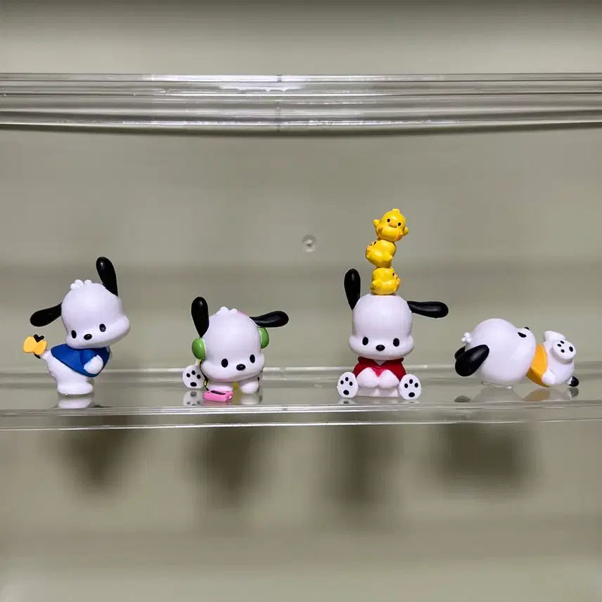 [BUNJANG] Pochacco Gachapon Figure 4-Piece Set / 모두의포차코 가챠 피규어 4종 세트