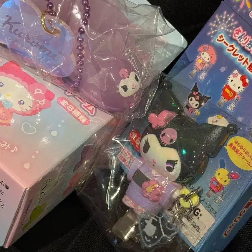 [BUNJANG] Sanrio Rain Boots Series Kuromi Keyring / 산리오 장화시리즈 키링 쿠로미팝니다 !